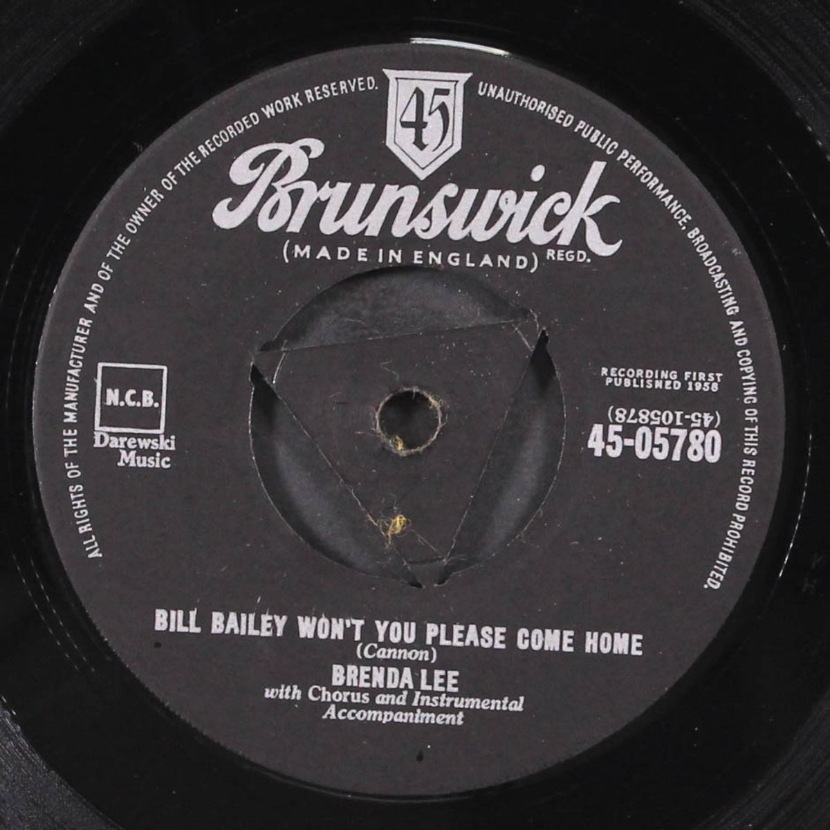 bill bailey won't you please come home / hummin' the blues over you by BRENDA LEE