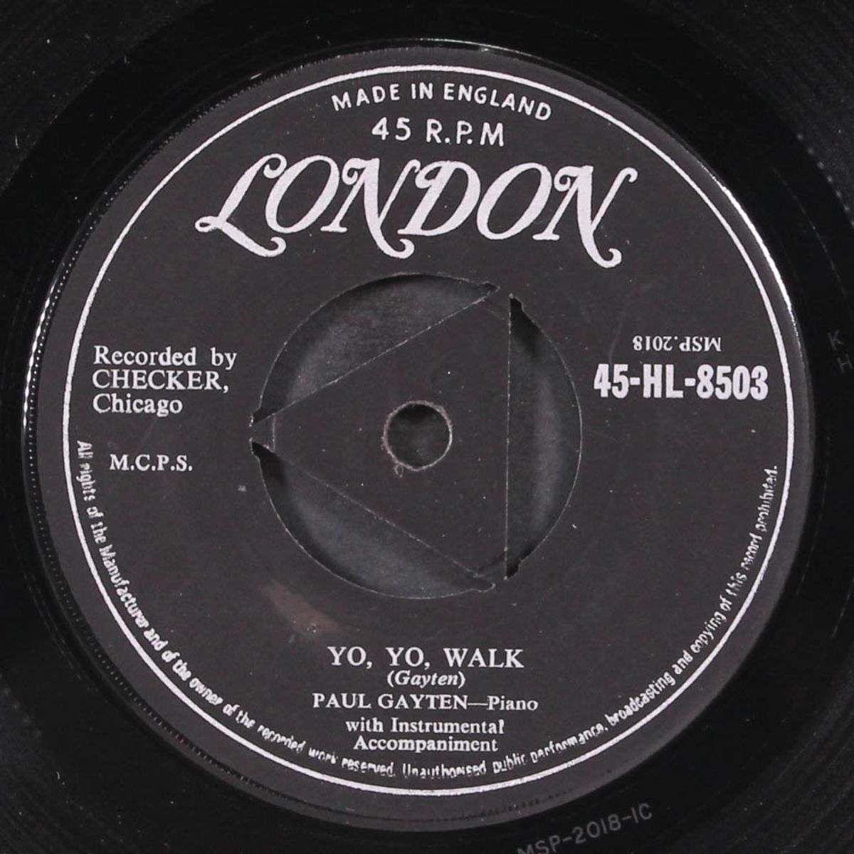happy, happy birthday baby / yo yo walk by TUNE WEAVERS / PAUL GAYTEN