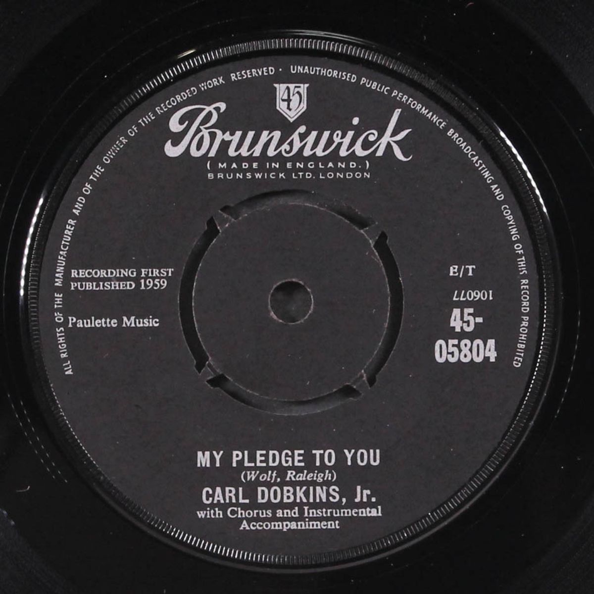 my heart is an open book / my pledge to you by CARL DOBKINS, JR.