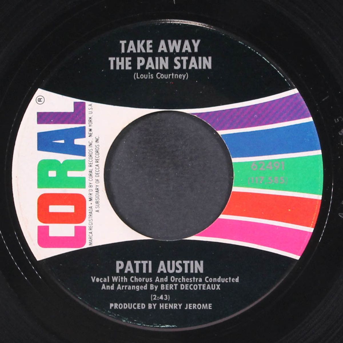 take away the pain stain / take your time by PATTI AUSTIN