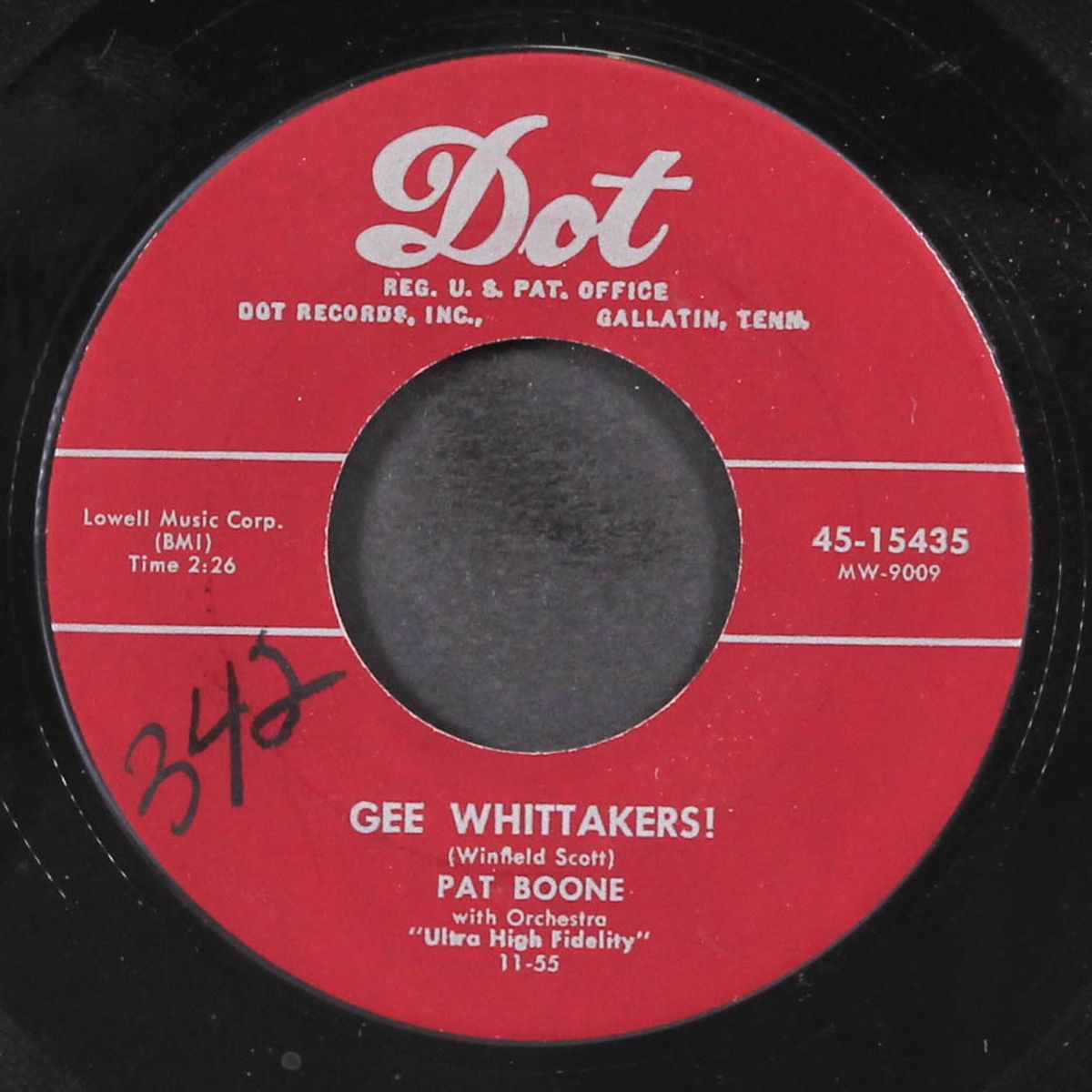 gee whittakers! / take the time by PAT BOONE
