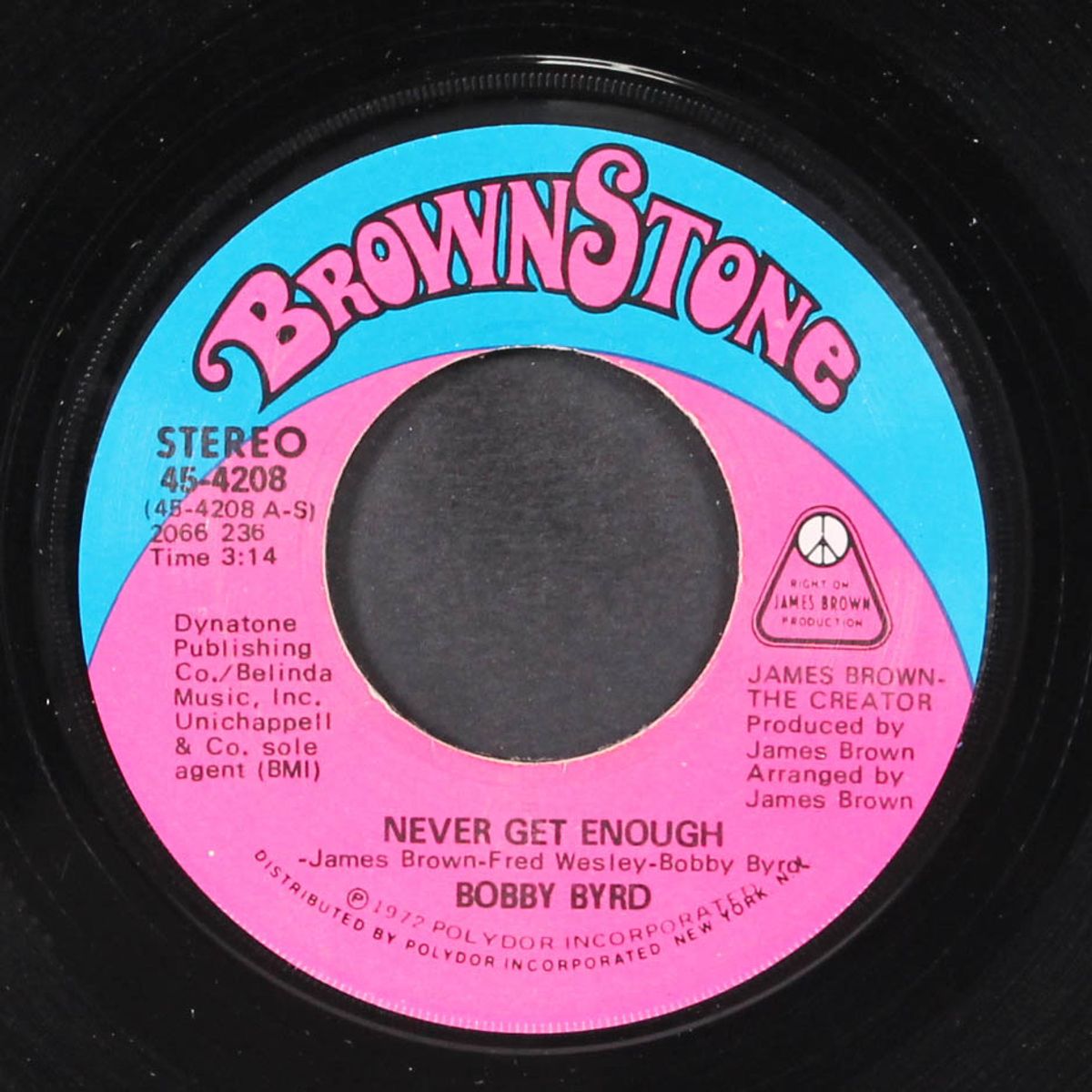 never get enough / my concerto by BOBBY BYRD