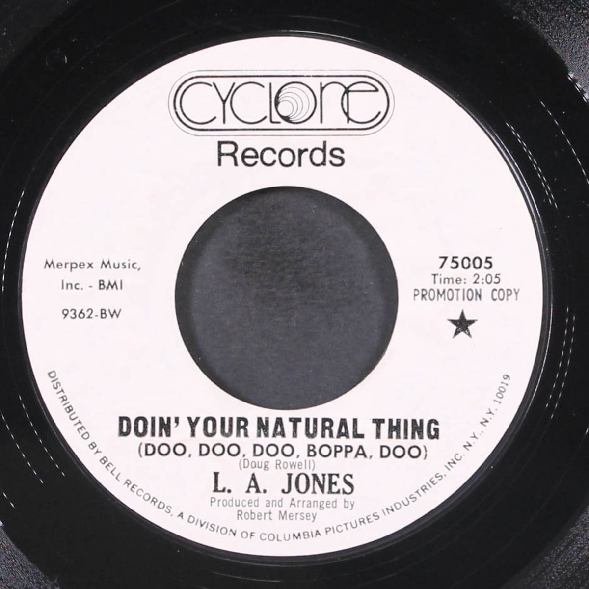 doin' your natural thing / i'm movin on by L.A. JONES