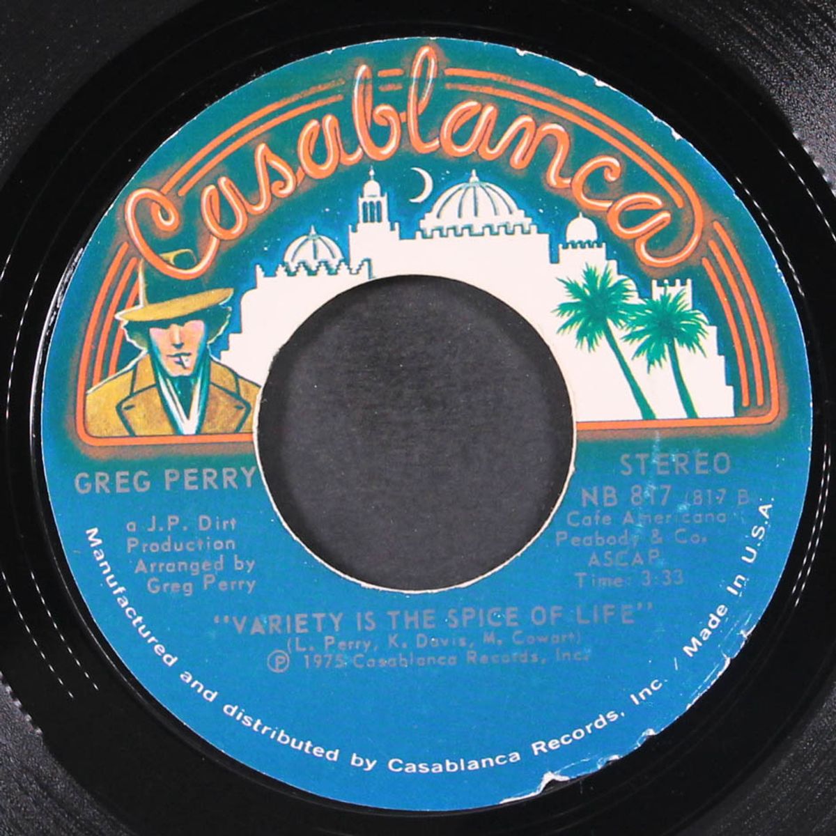 come on down / variety is the spice of life by GREG PERRY
