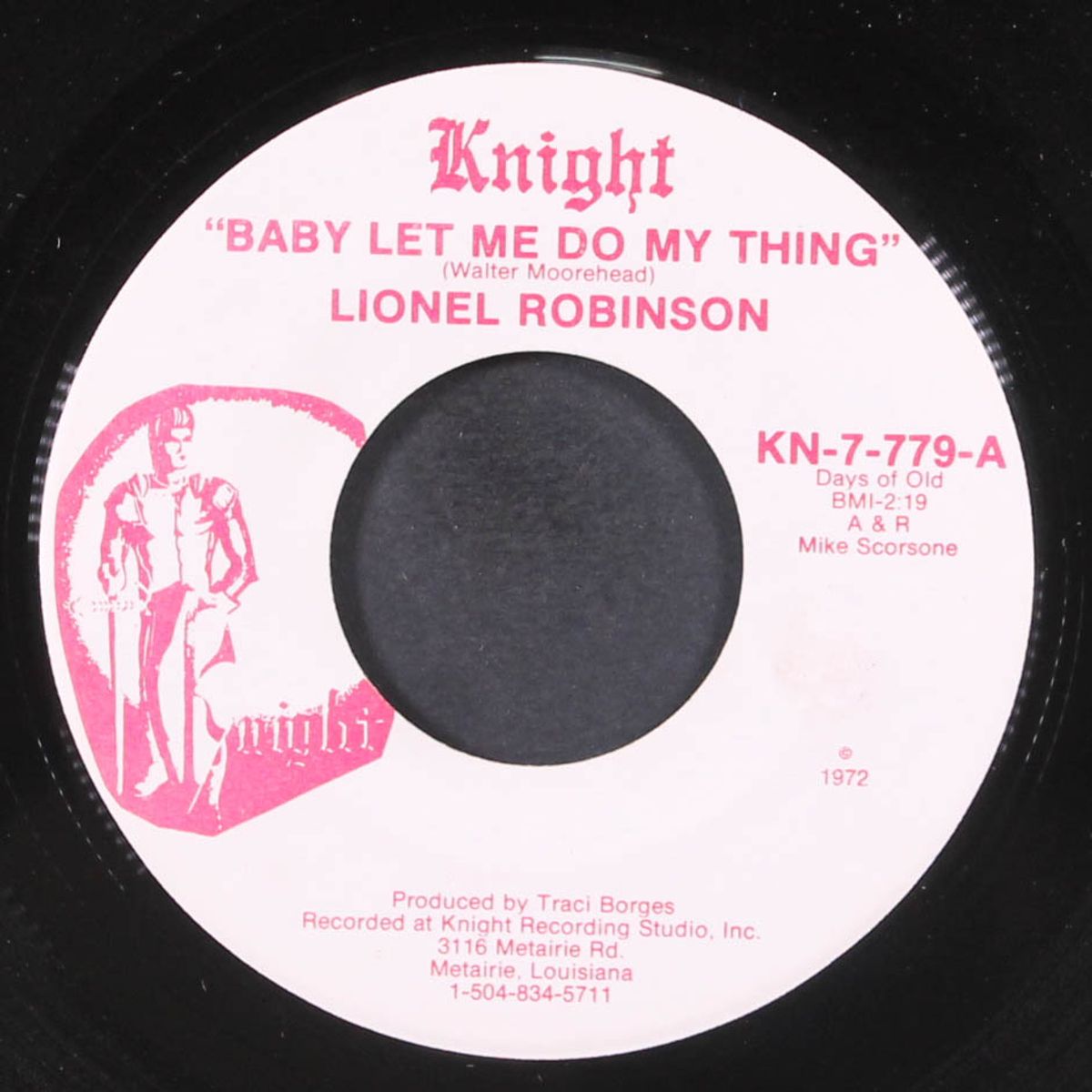 baby let me do my thing / warning by LIONEL ROBINSON