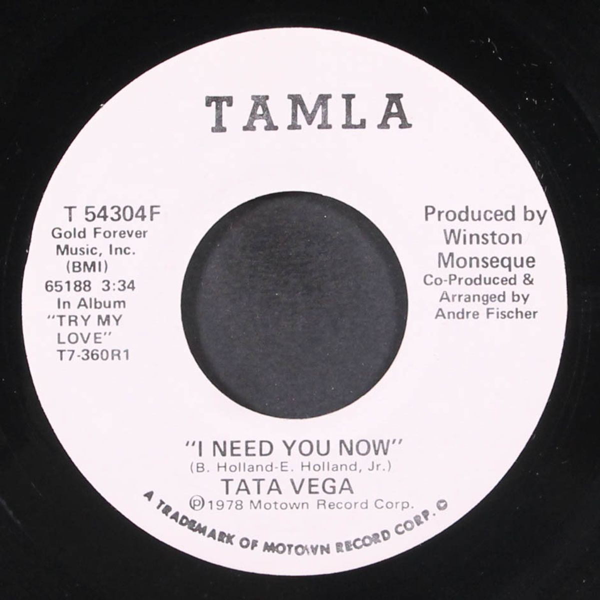 i need you now / same by TATA VEGA