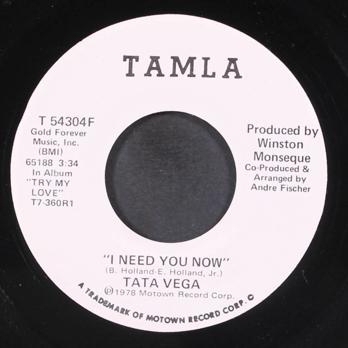 i need you now / same by TATA VEGA