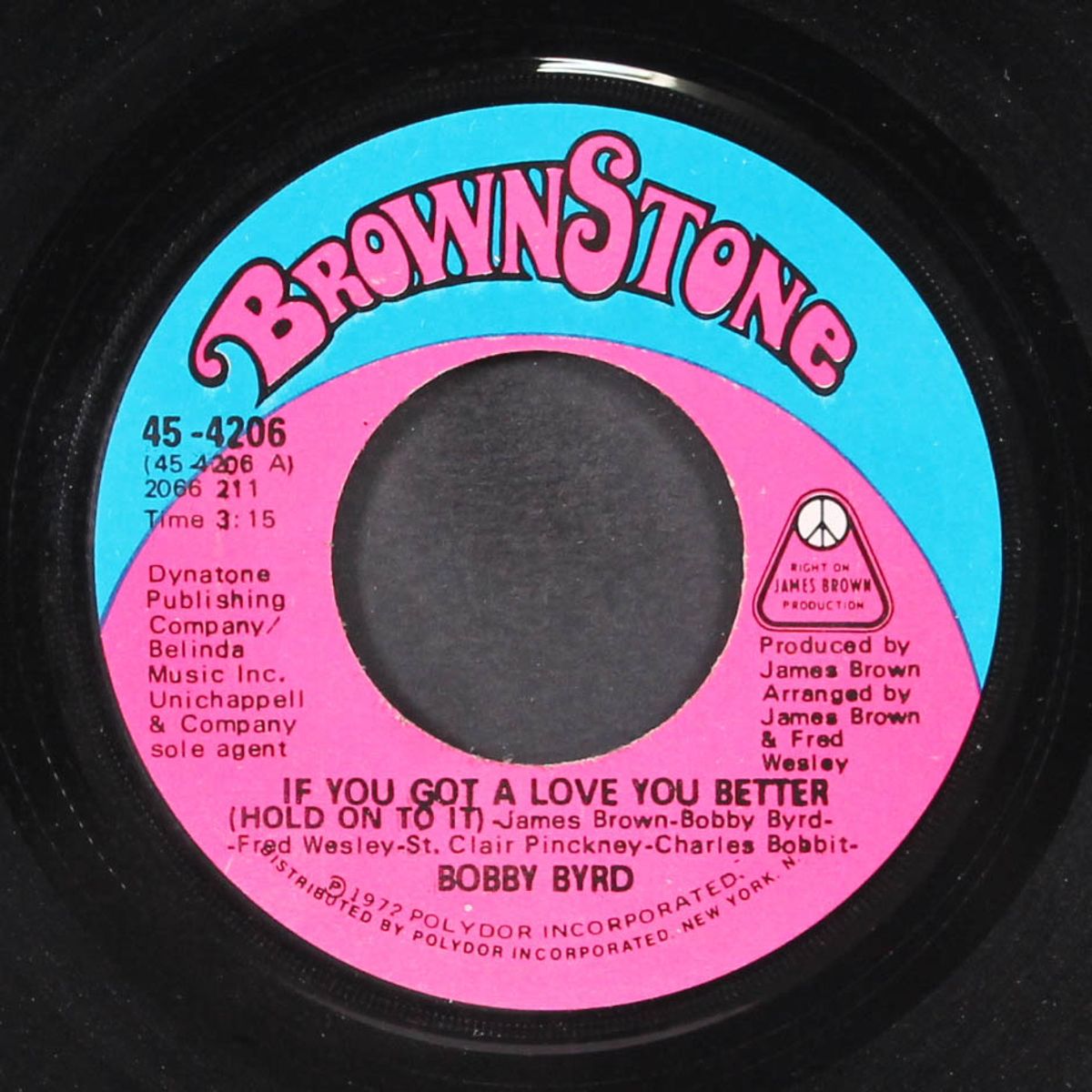 if you got a love you better / you've got to change your mind by BOBBY BYRD