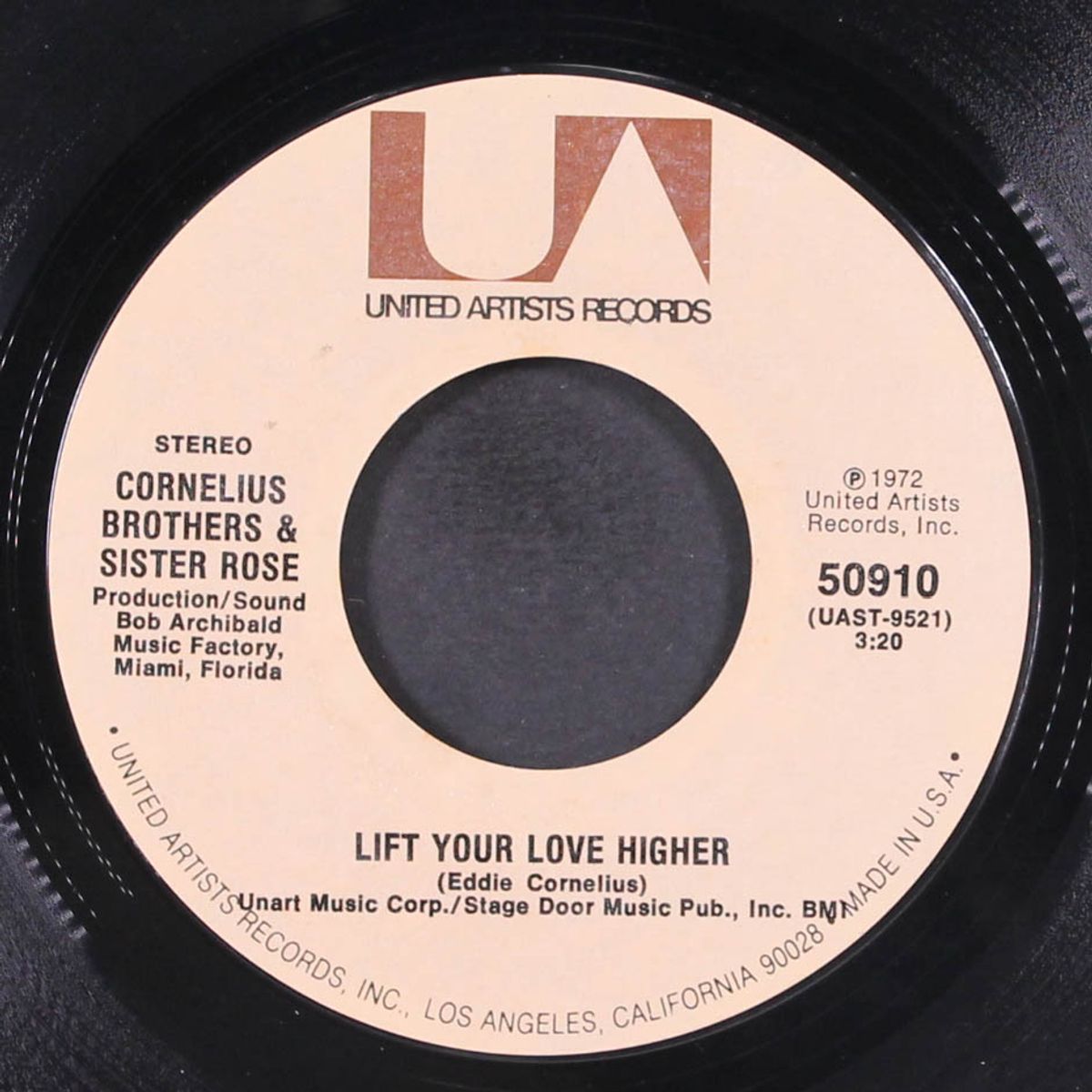 too late to turn back now / lift your love higher by CORNELIUS BROTHERS & SISTER ROSE