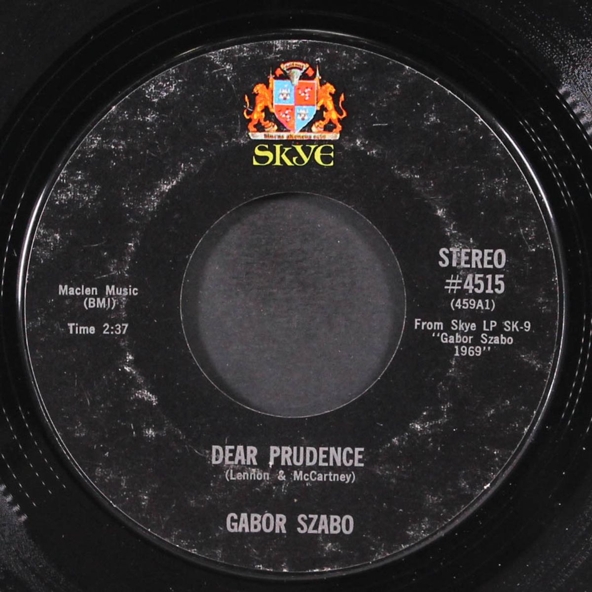 dear prudence / stormy by GABOR SZABO