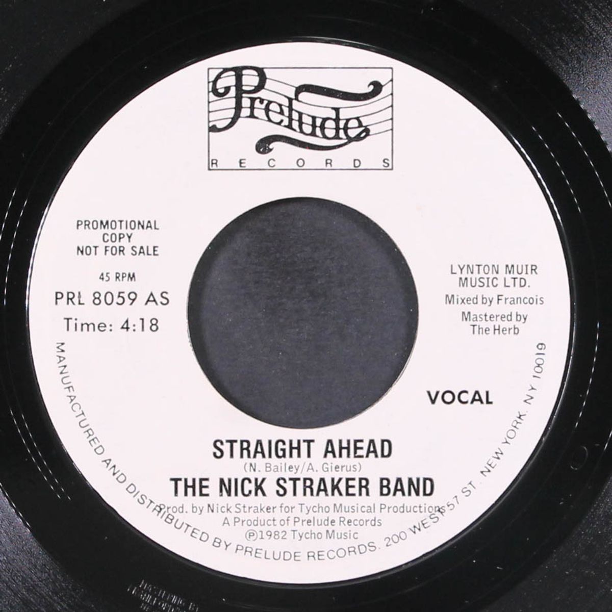 straight ahead / same by NICK STRAKER BAND