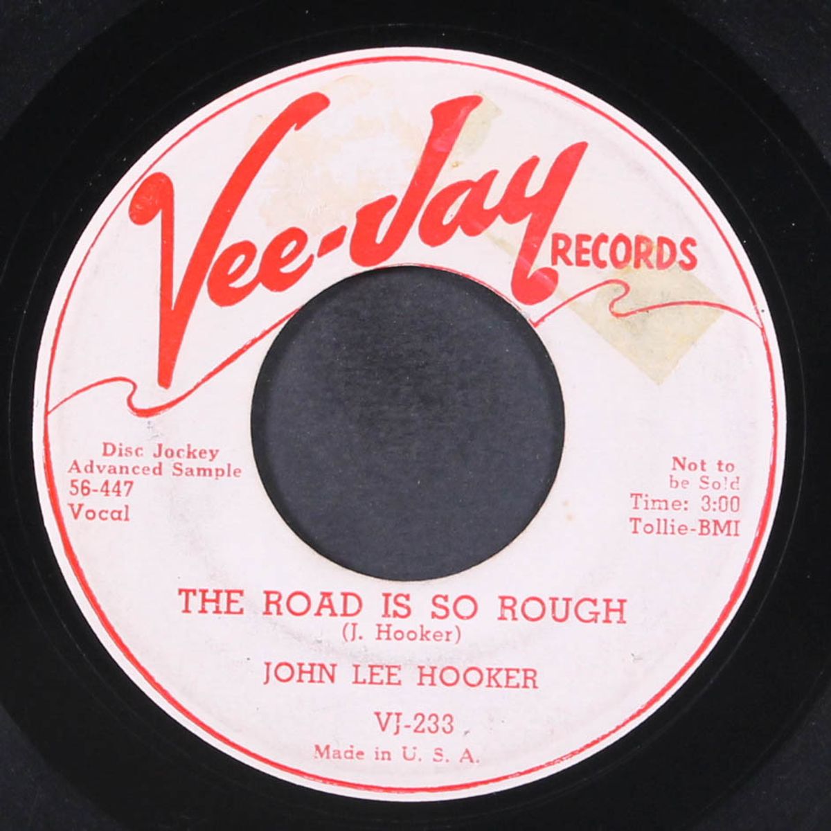 the road is so rough / i'm so worried baby by JOHN LEE HOOKER