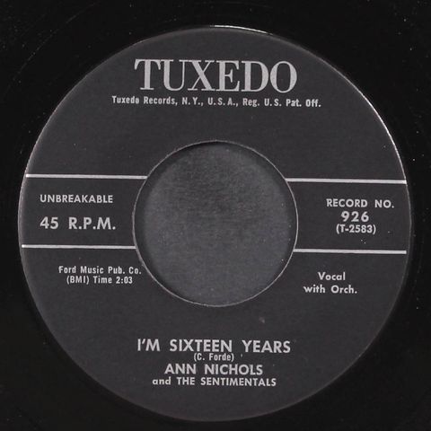 ANN NICHOLS & SENTIMENTALS