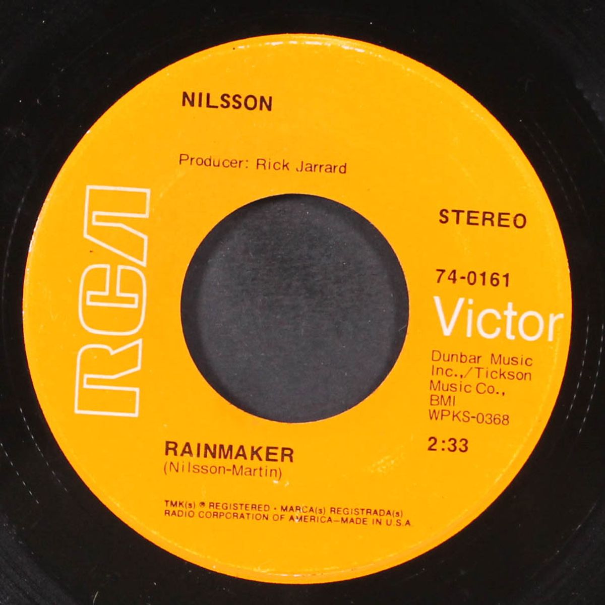 everybody's talkin' / rainmaker by NILSSON