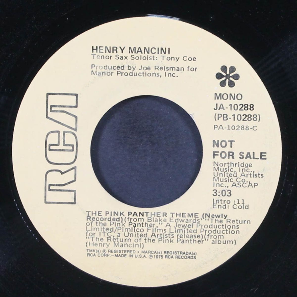 the pink panther theme by HENRY MANCINI