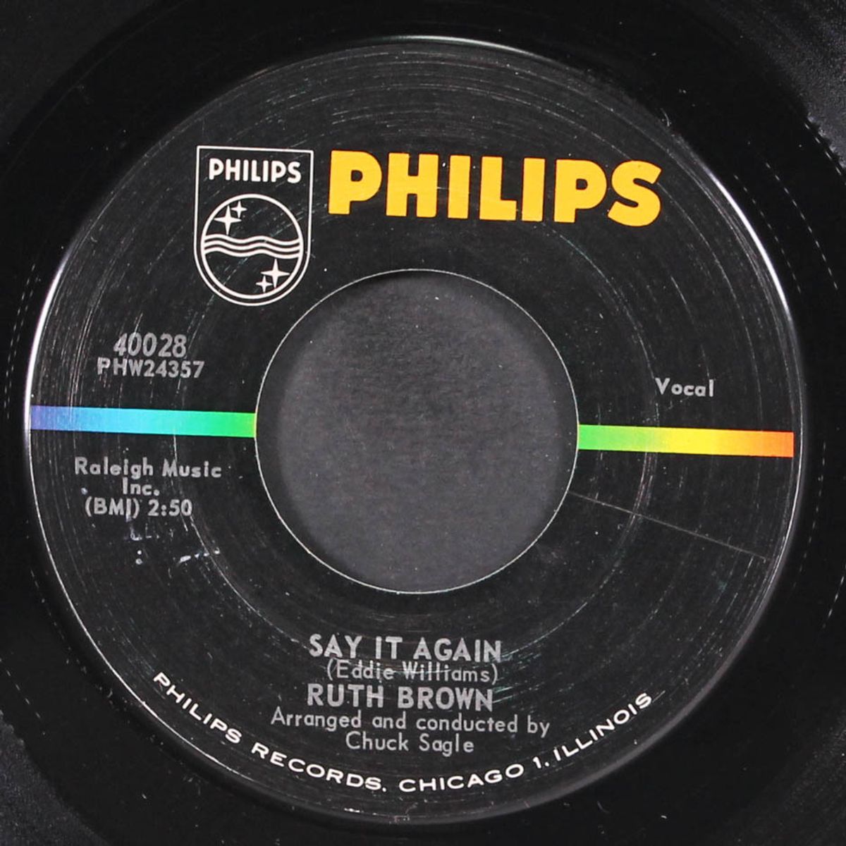 shake a hand / say it again by RUTH BROWN