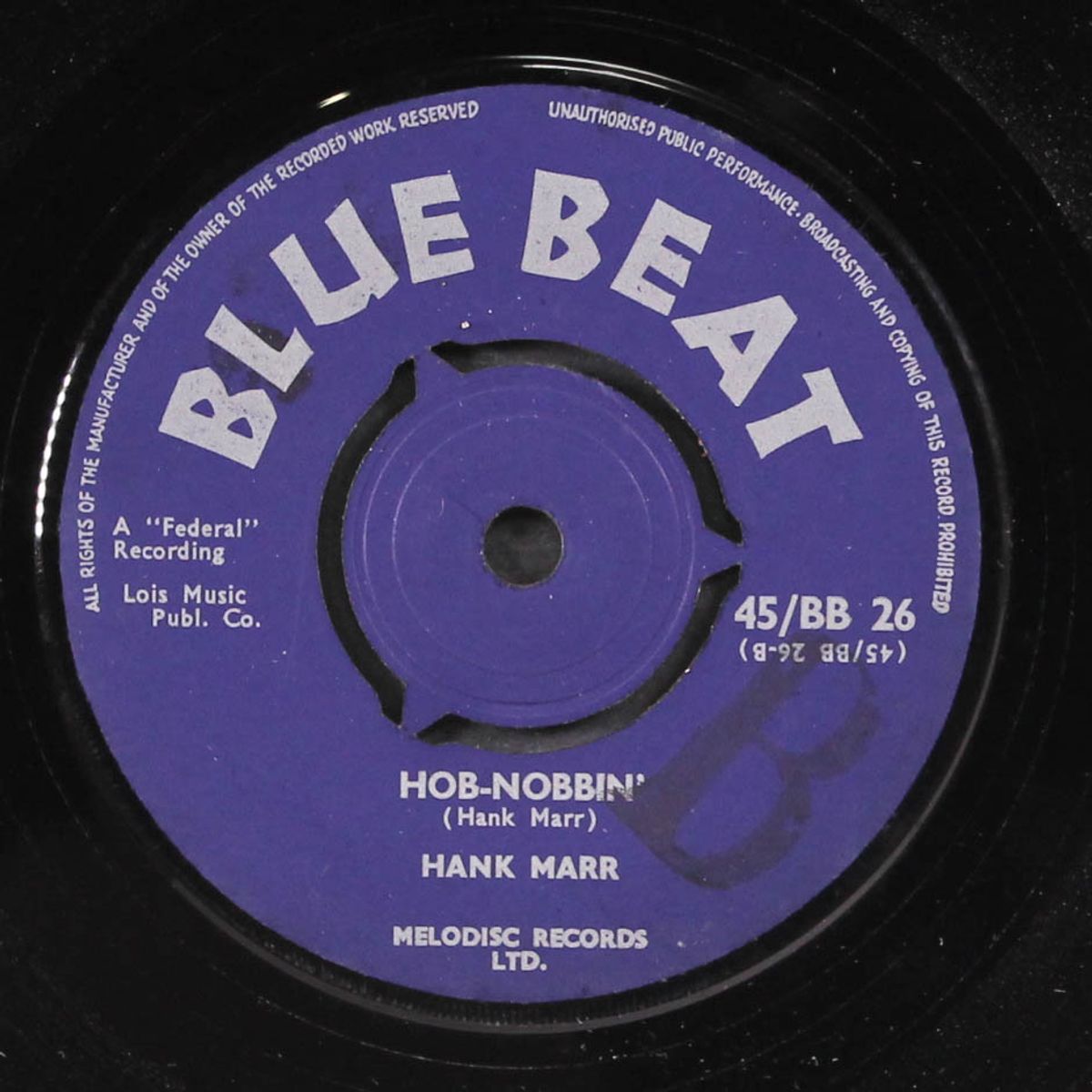 tonk game / hob-nobbin' by HANK MARR
