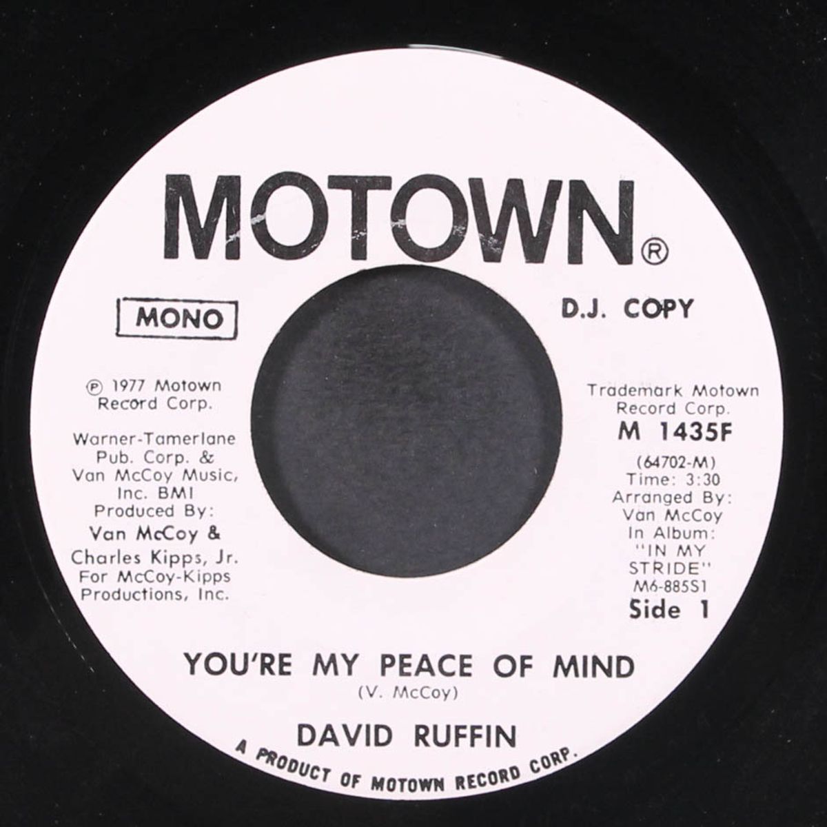 you're my peace of mind / mono by DAVID RUFFIN