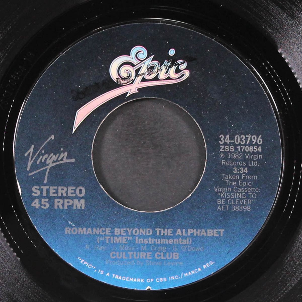 time (clock of the heart) / romance beyond the alphabet by CULTURE CLUB