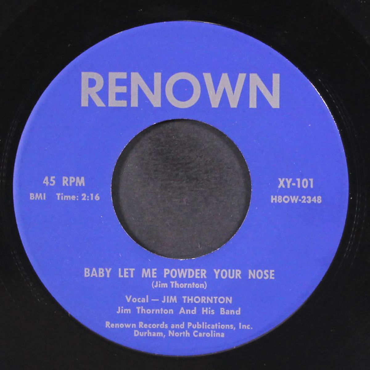 baby let me powder your nose by JIM THORNTON