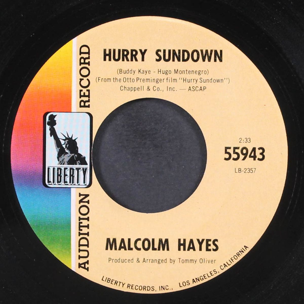 it's not easy / hurry sundown by MALCOLM HAYES