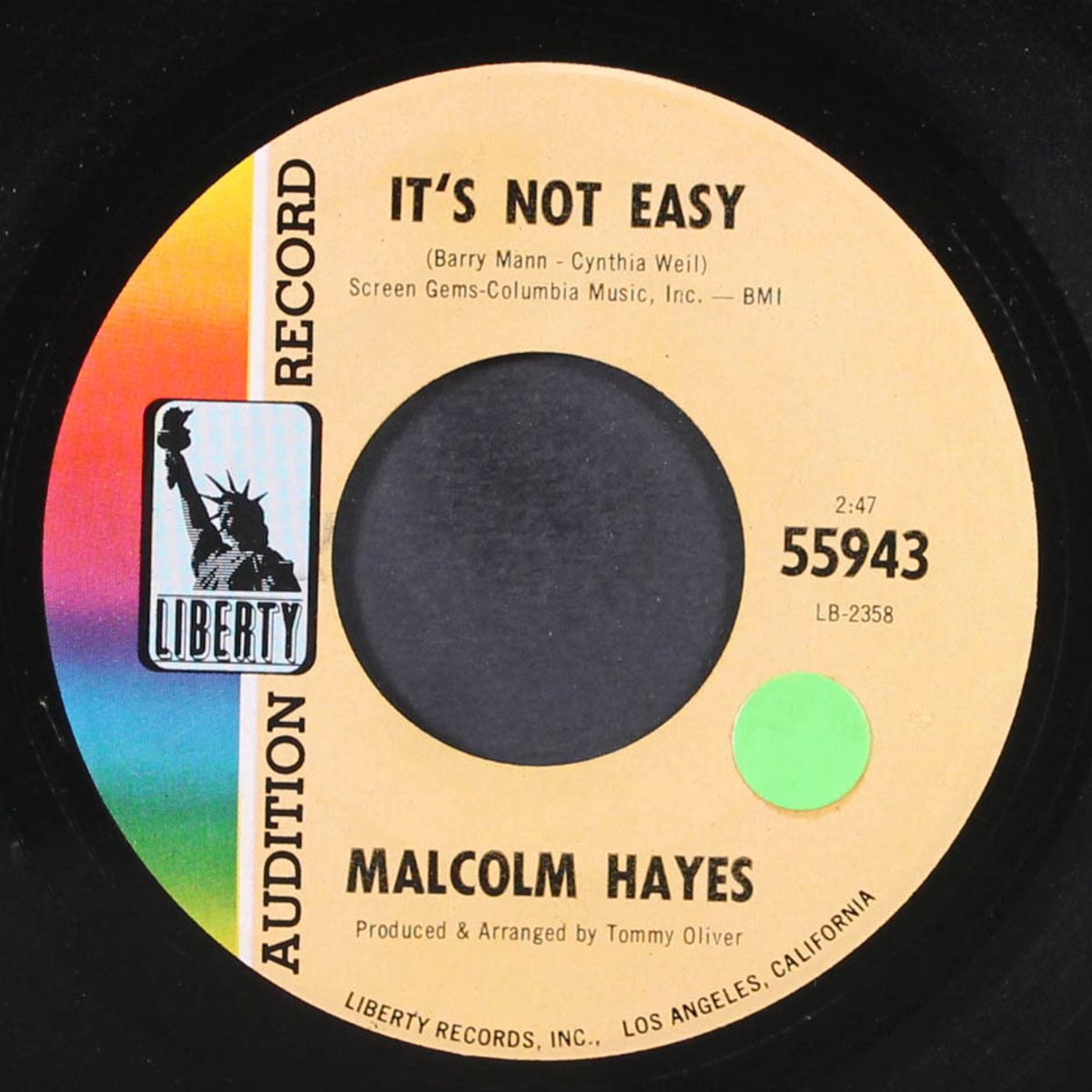 it's not easy / hurry sundown by MALCOLM HAYES