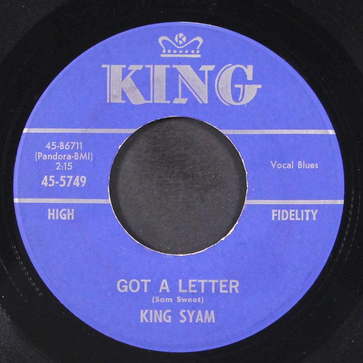 got a letter / syam's blues by KING SYAM