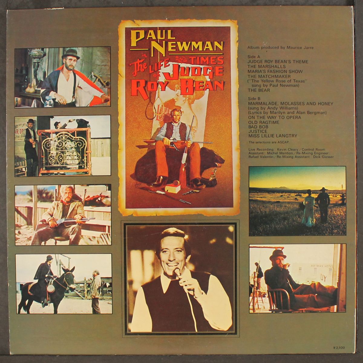 life and times of judge roy bean by SOUNDTRACK