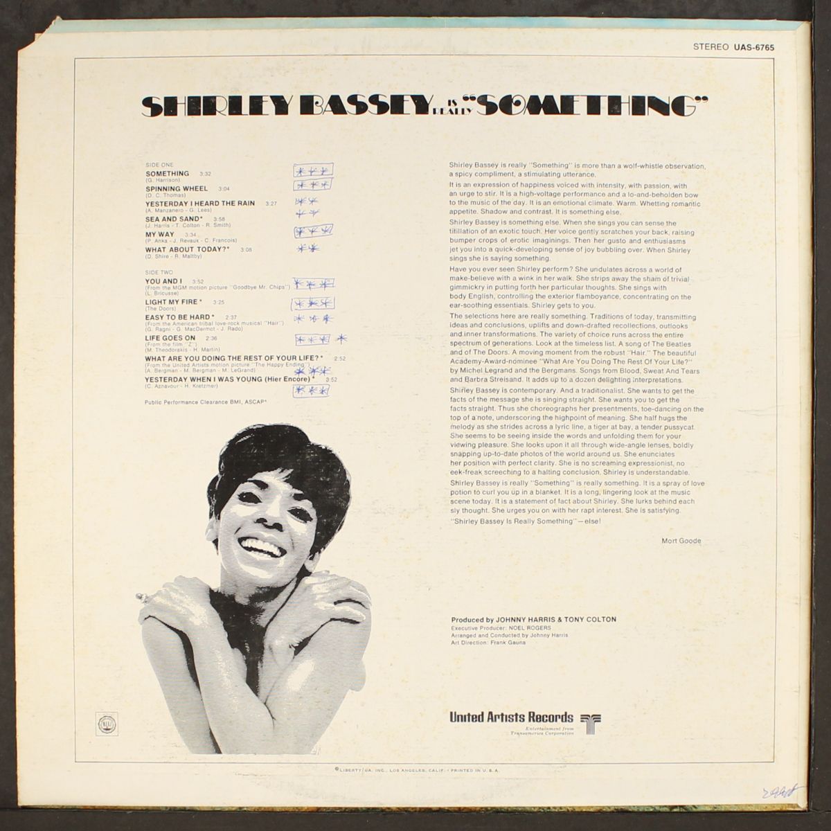 is really something by SHIRLEY BASSEY