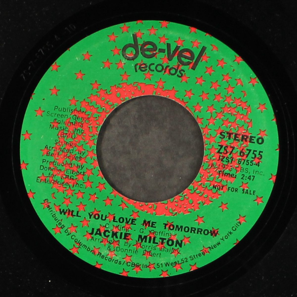 you'll never know / will you love me tomorrow by JACKIE MILTON