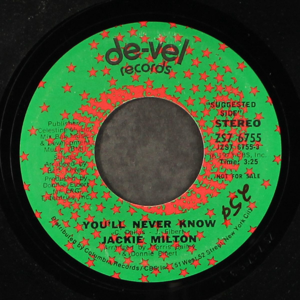 you'll never know / will you love me tomorrow by JACKIE MILTON