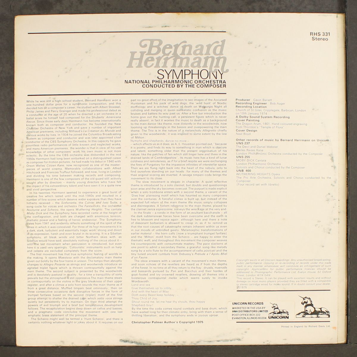 symphony by BERNARD HERRMANN