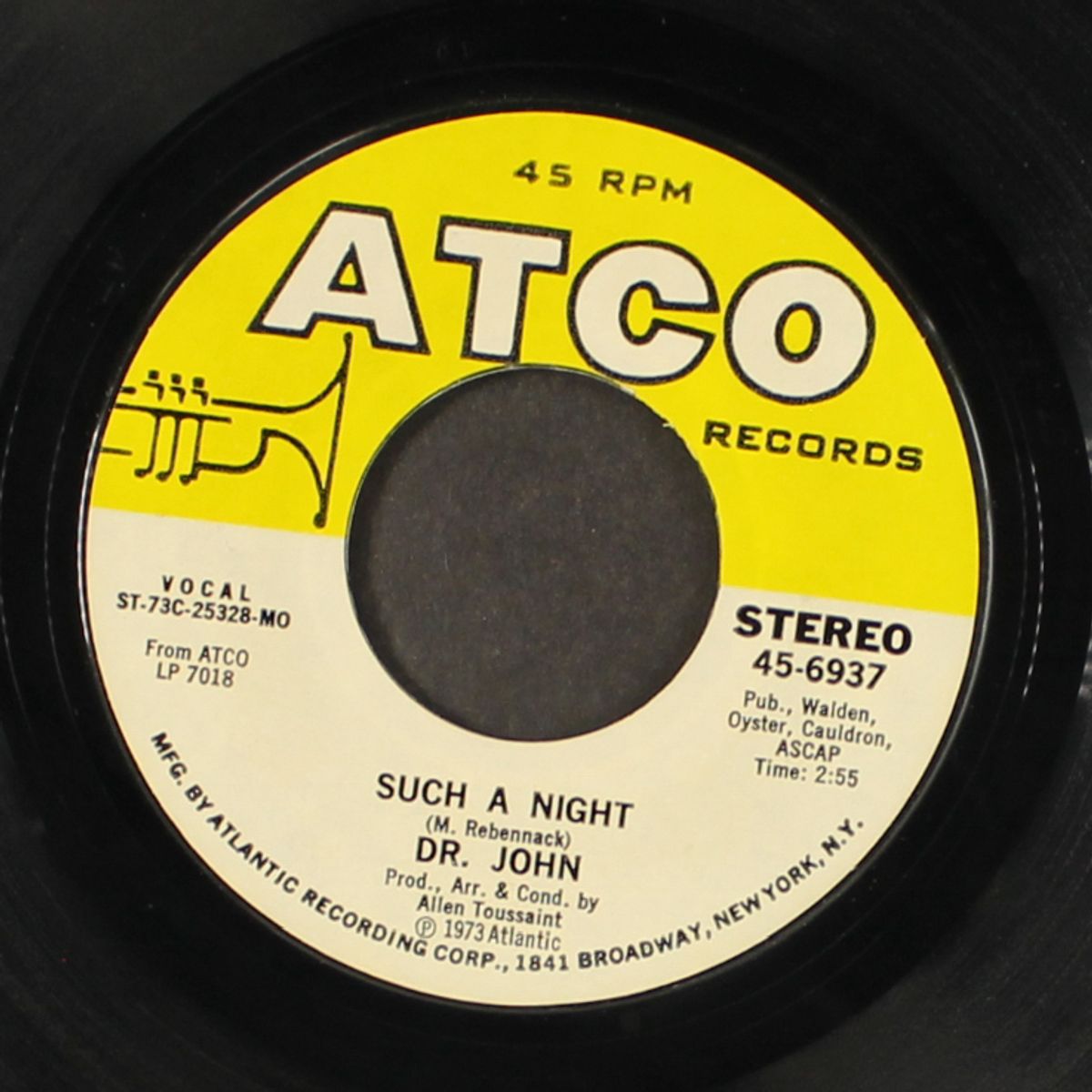 such a night / cold cold cold by DR. JOHN