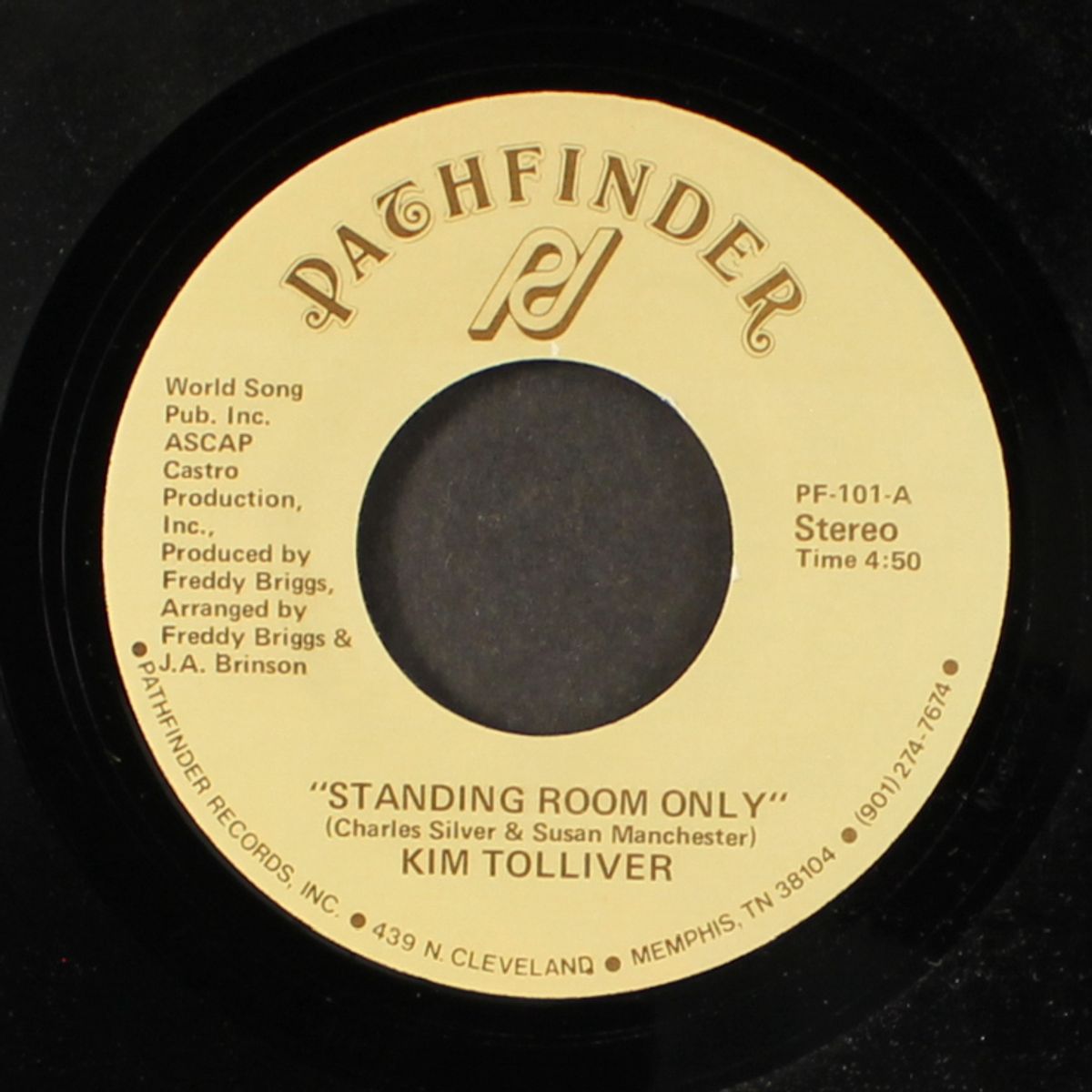 standing room only / your love's on the money by KIM TOLLIVER