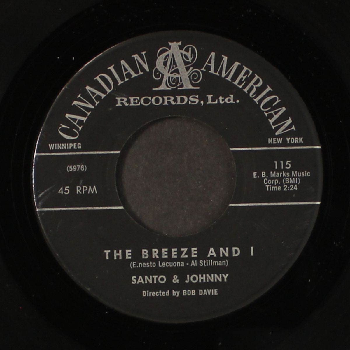 the breeze and i / lazy day by SANTO & JOHNNY