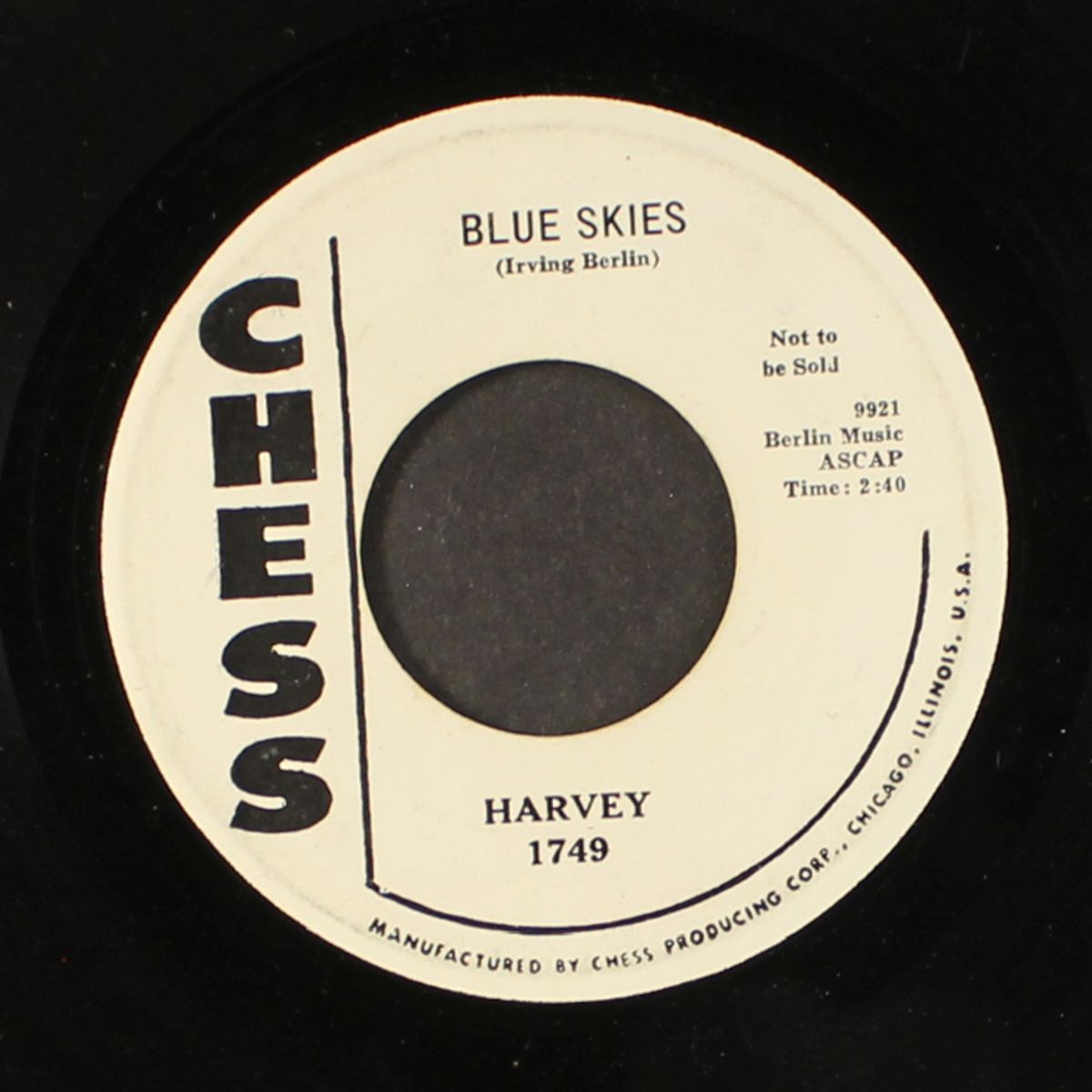 blue skies / ooh ouch stop! by HARVEY & GROUP