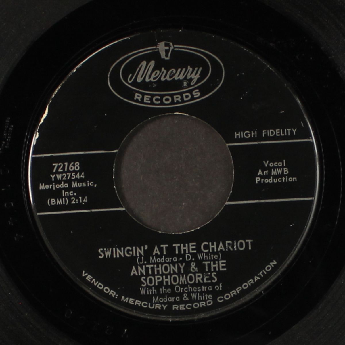 swingin' at the chariot / better late than never by ANTHONY & SOPHOMORES