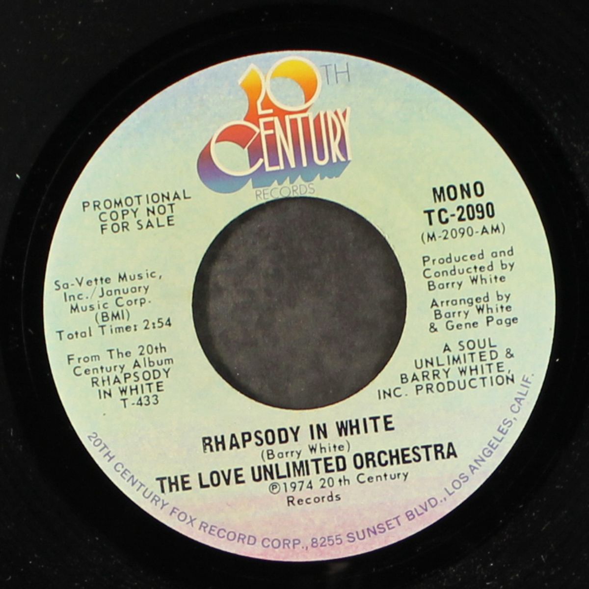 rhapsody in white / mono by LOVE UNLIMITED ORCHESTRA
