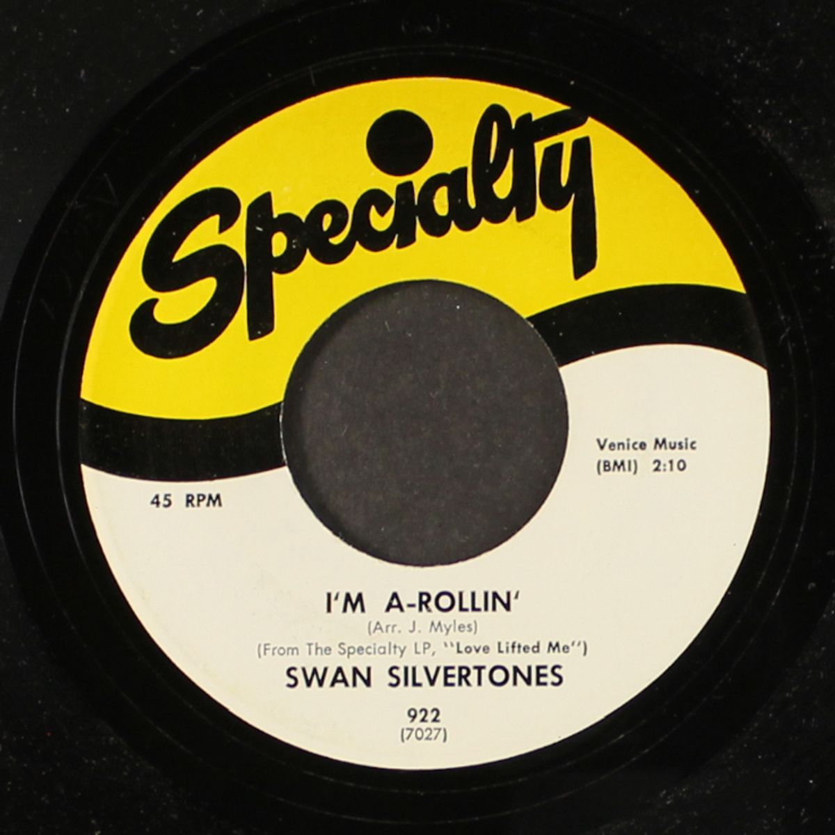 i'm a-rollin' / love lifted me by SWAN SILVERTONES