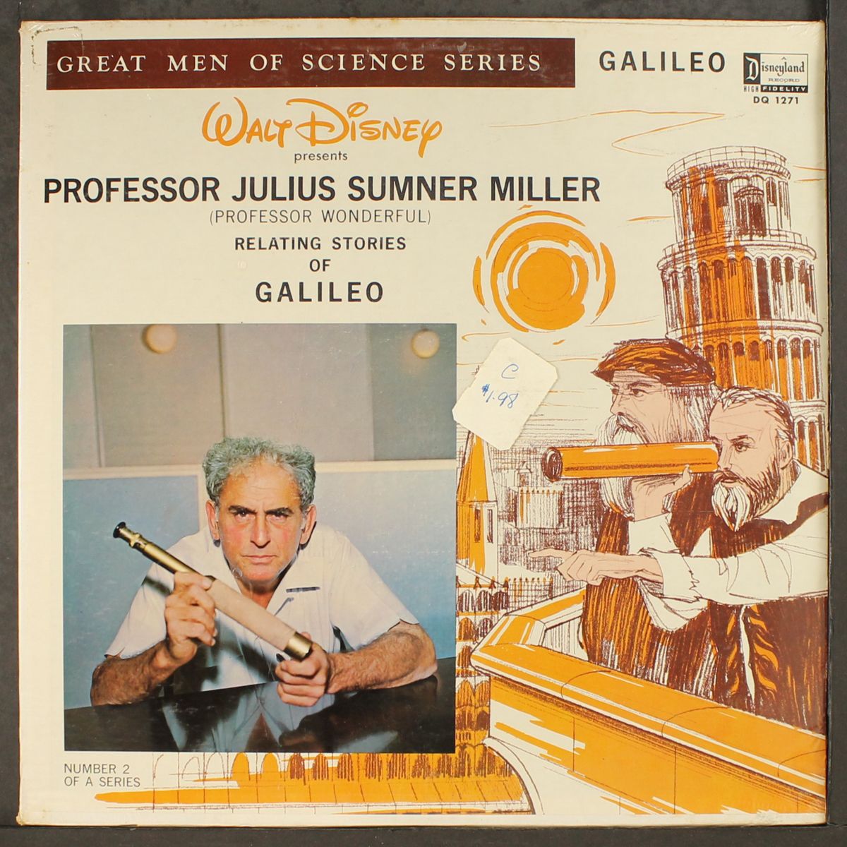 relating stories of galileo by PROFESSOR JULIUS SUMNER MILLER
