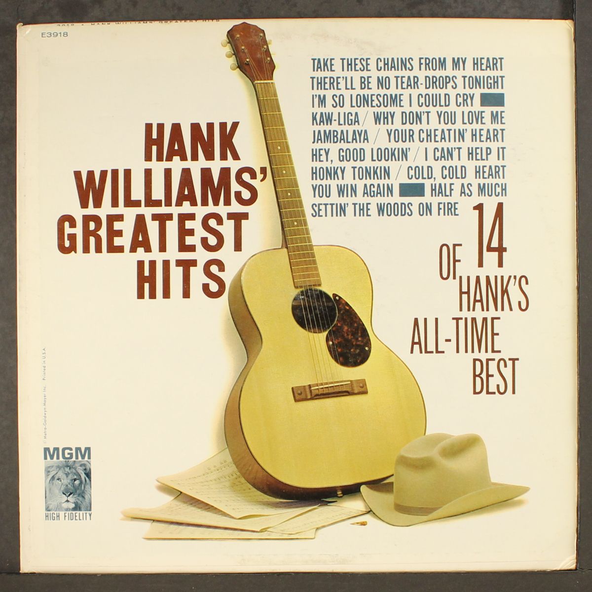 greatest hits by HANK WILLIAMS