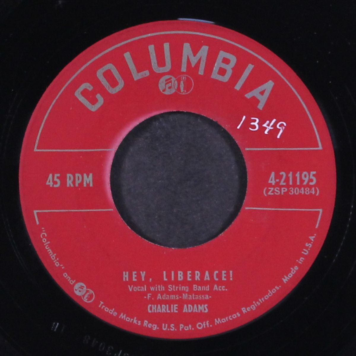 hey, liberace! / will you love me when i'm old by CHARLIE ADAMS