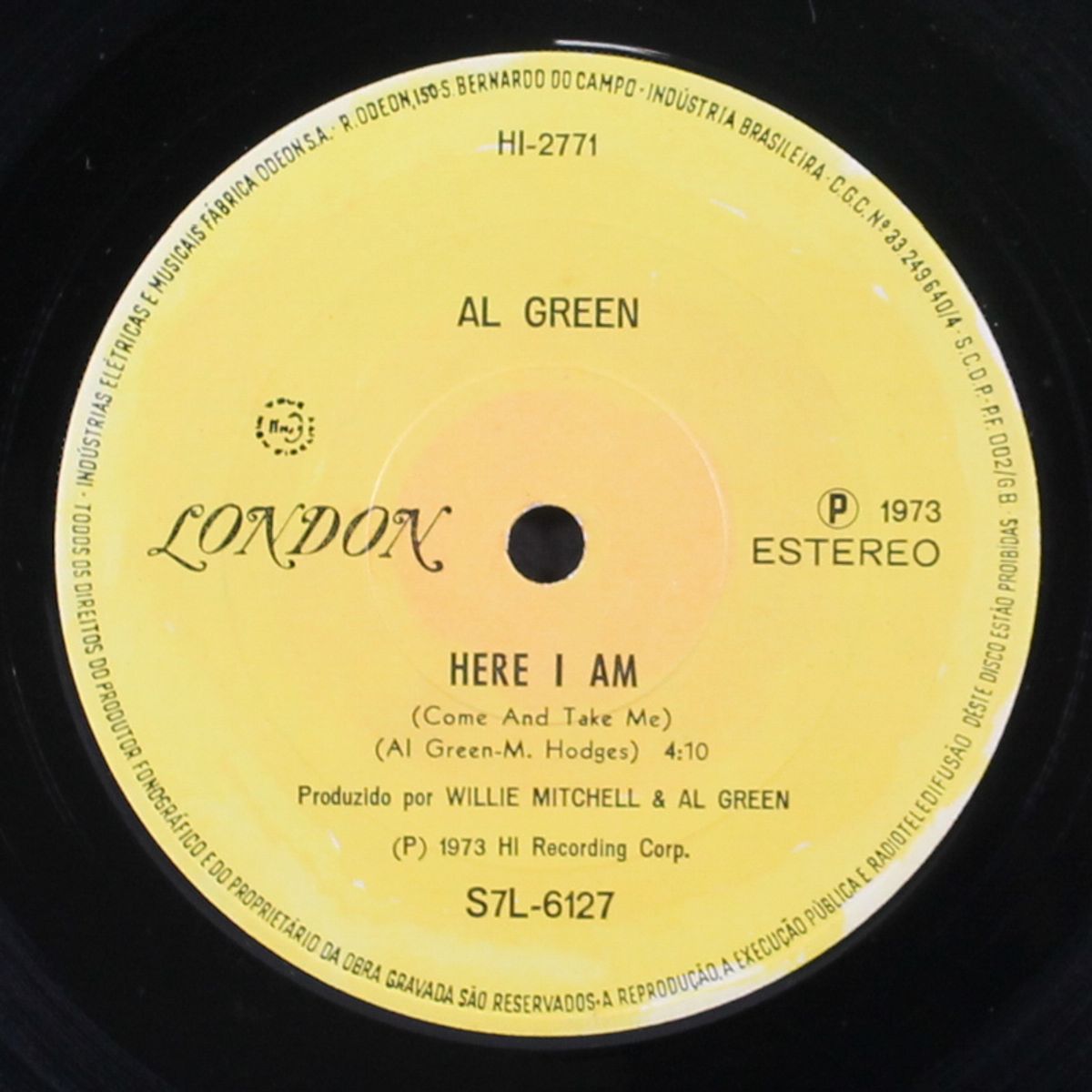 here i am by AL GREEN