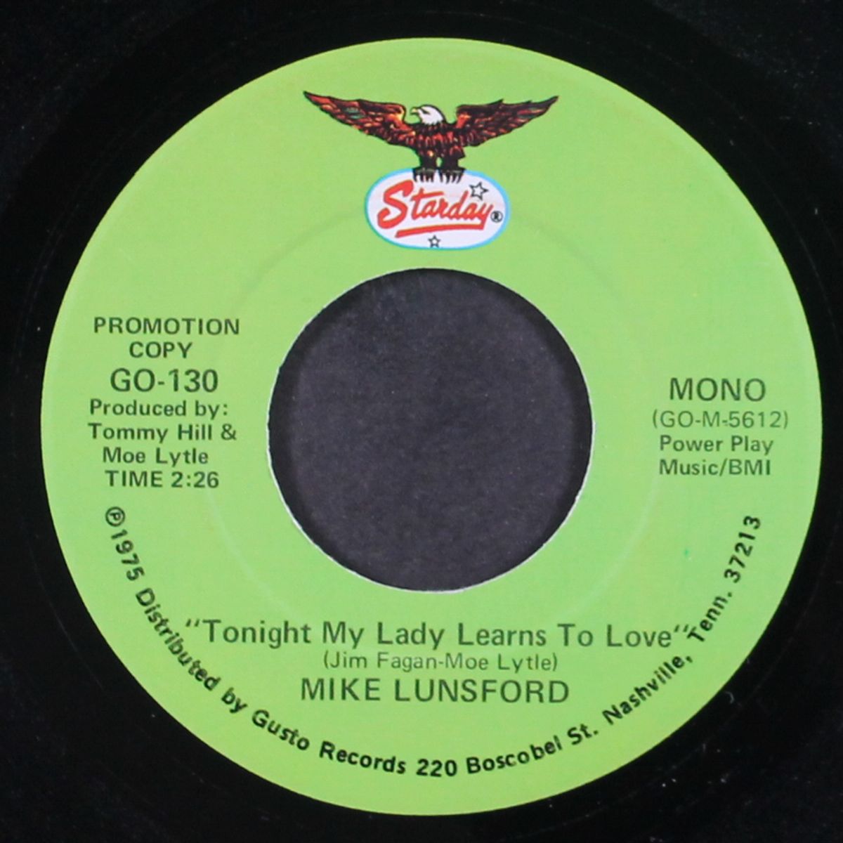 tonight my lady learns to love / mono by MIKE LUNSFORD