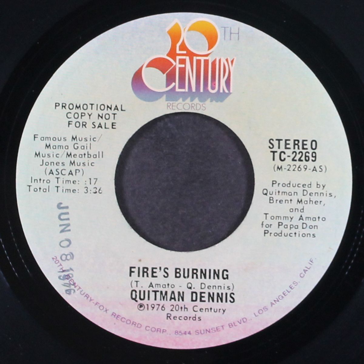 fire's burning / chivo by QUITMAN DENNIS