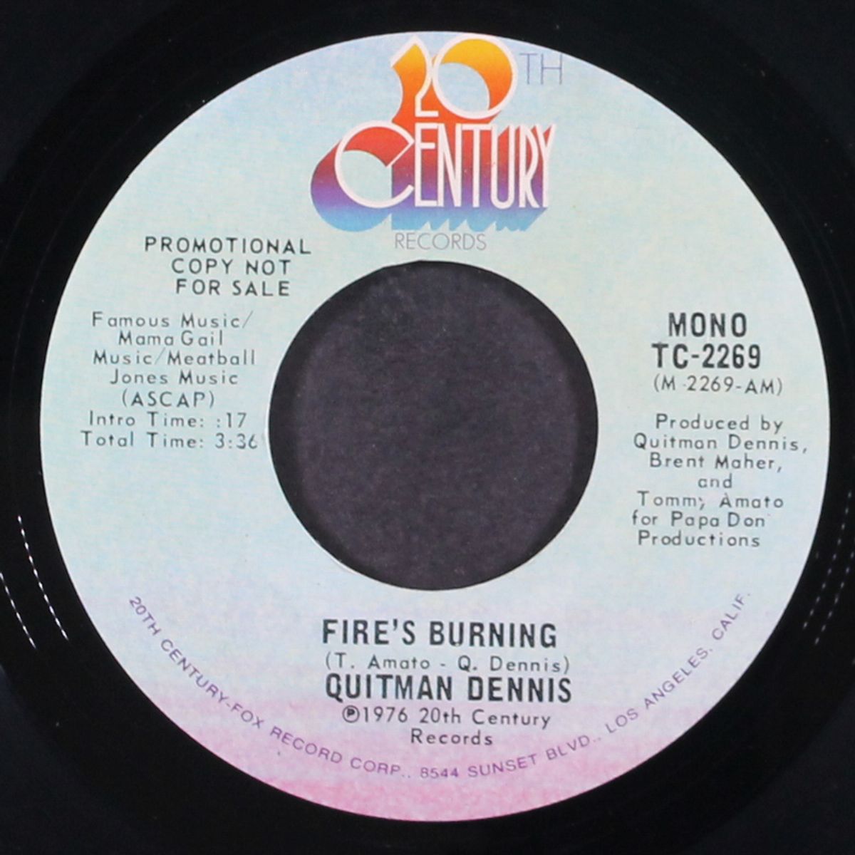 fire's burning / chivo by QUITMAN DENNIS