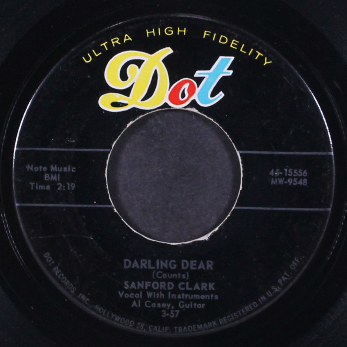 darling dear / glory of love by SANFORD CLARK