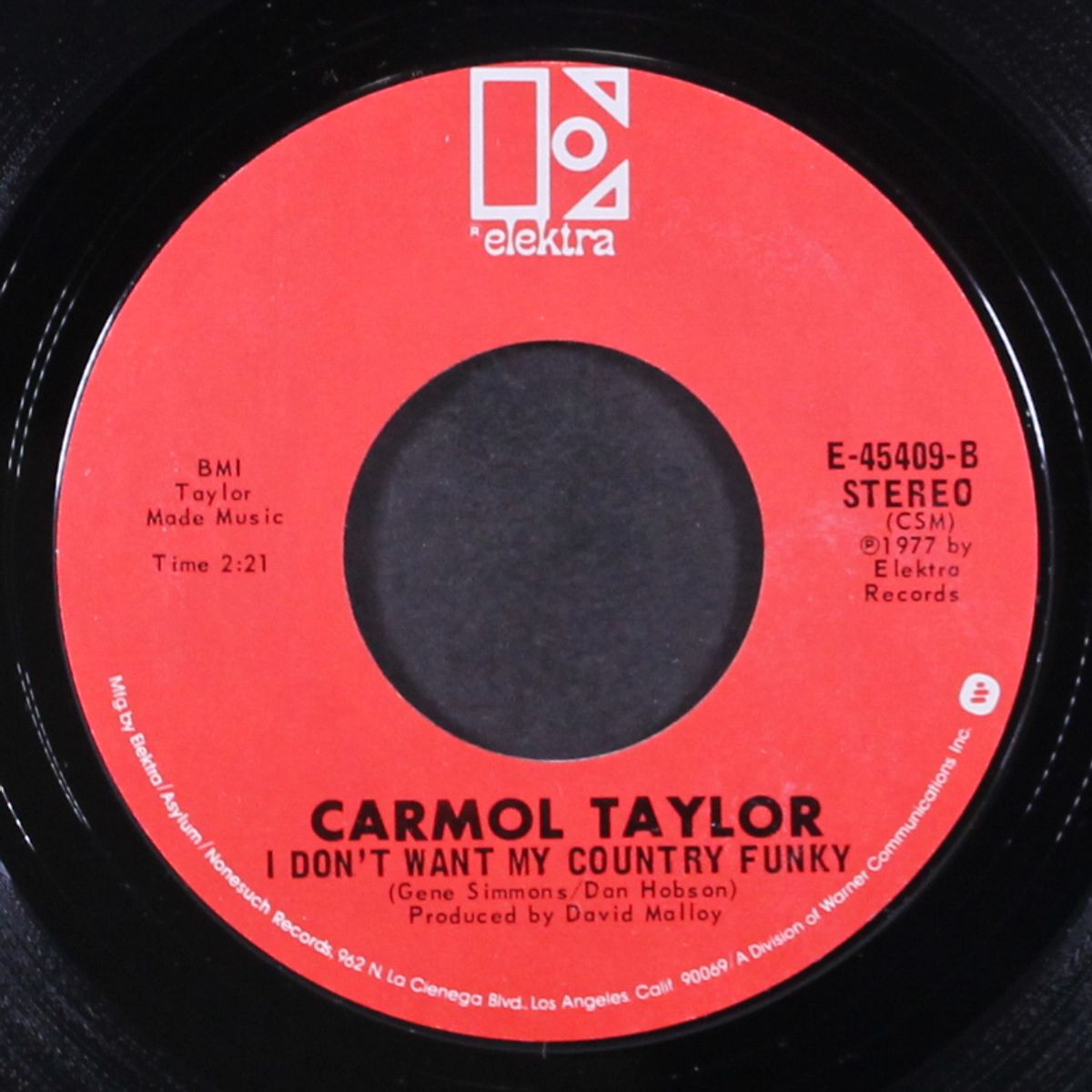 good cheatin' songs / i don't want my country funky by CARMOL TAYLOR