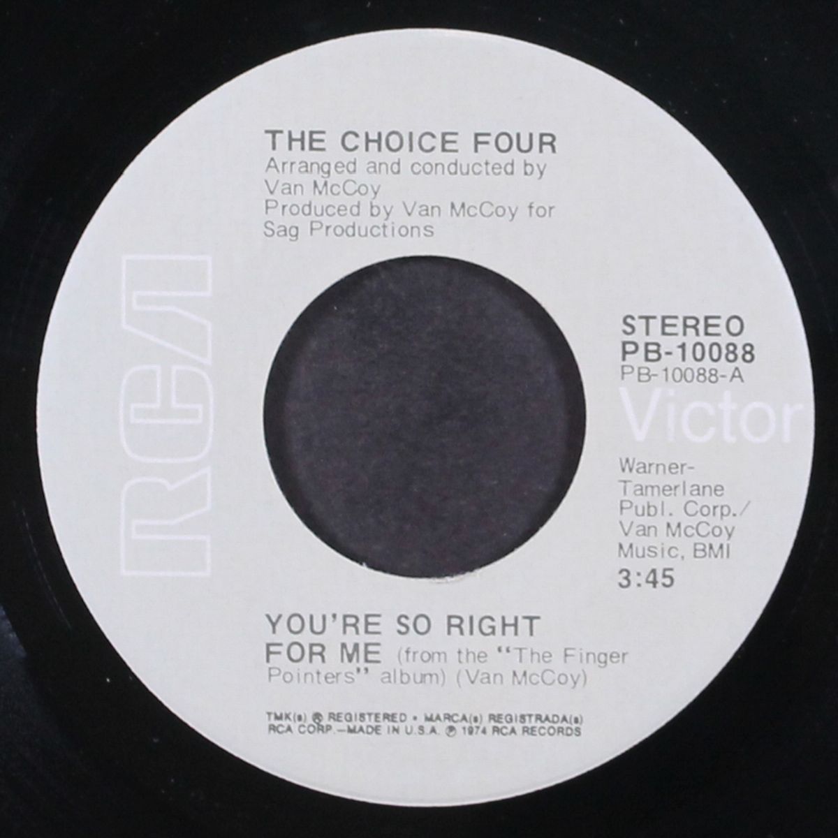 you're so right for me / ready, willing and able by CHOICE FOUR