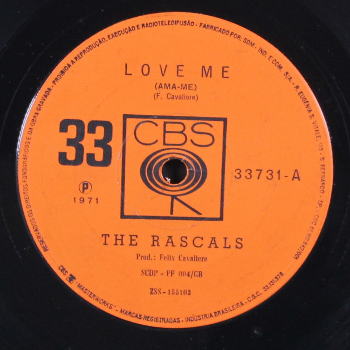 love me / happy song by RASCALS